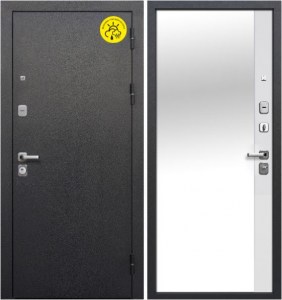 garda 9 zerkalo emalit belyj